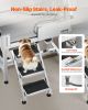 34" Dog Grooming Bath Tub Stainless Steel w Stairs Faucet Left Door