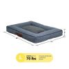 Large Comfort Orthopedic Bolster-Style Dog Bed