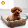 Pet Dog Bed Soft Warm Fleece Cozy Bed